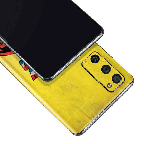 Marvel Classic Comics Captain America Galaxy S20 Fan Edition Skin